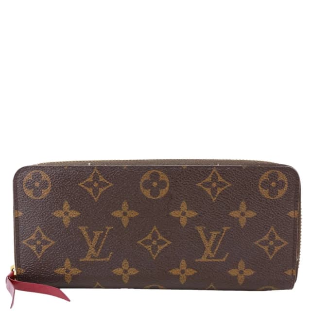 Louis Vuitton Clemence Monogram Canvas Zippy Wallet Brown in Brown Clemence leather from Dallas Designer Handbags, photo 1 of 1
