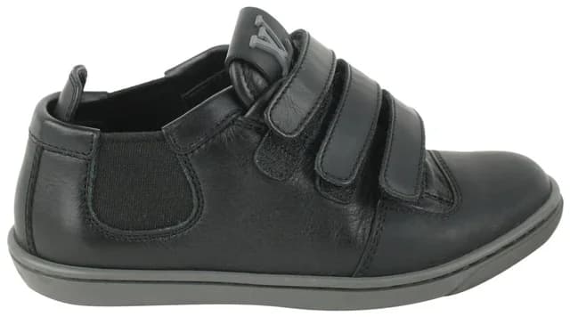 Louis Vuitton Rare Toddler Sz 25 Black Leather Slalom Sneaker in Black Leather from Bagriculture, photo 1 of 1