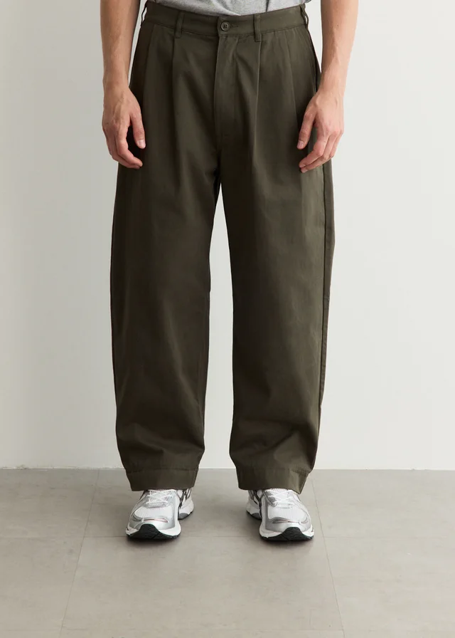 Incu Collection Trawler Chino Pants in KHAKI, image 1 of 1 from Incu