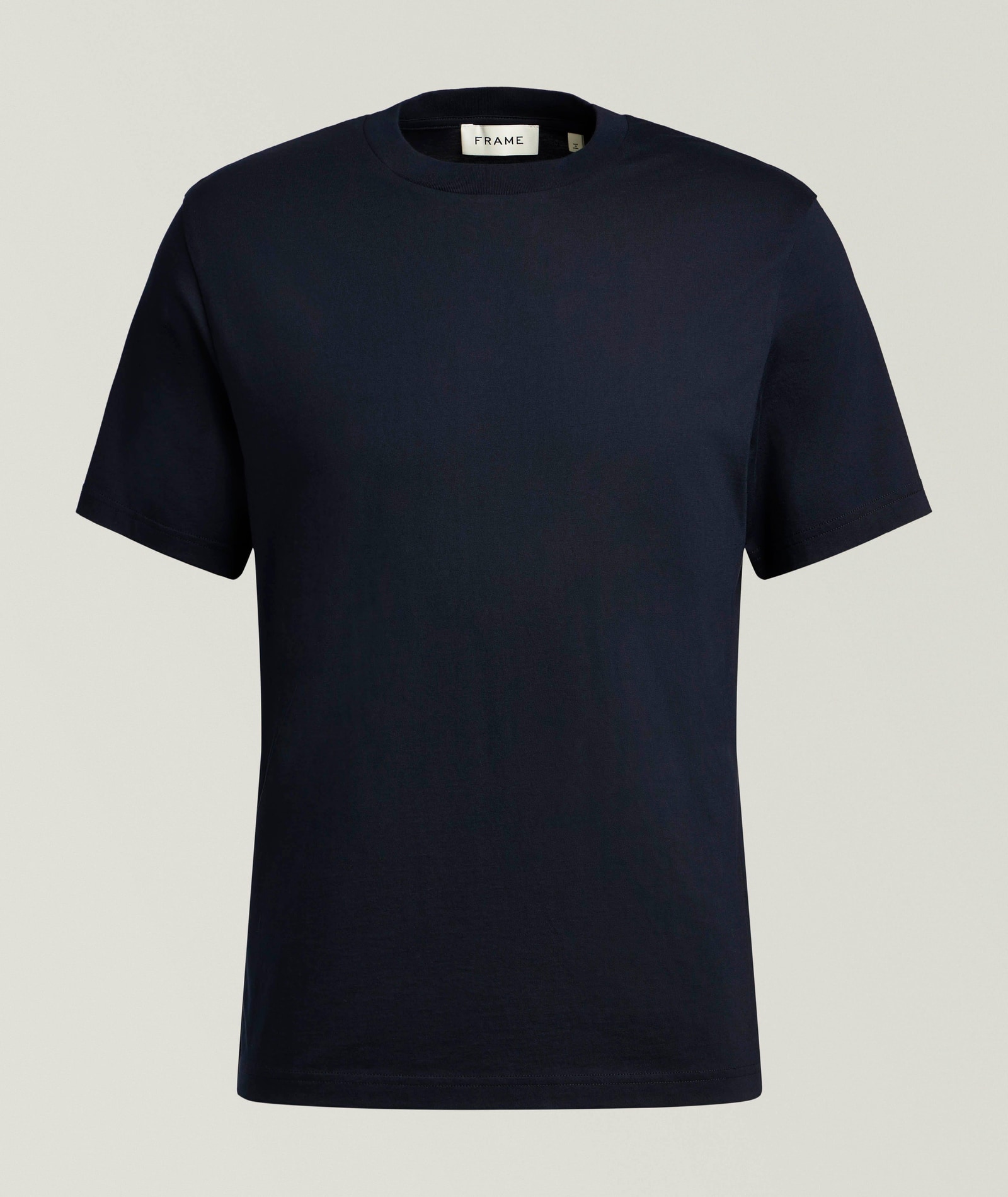 Frame Pima Cotton T-Shirt in Blue Cotton & Cotton Blends, image 1 of 1 from Harry Rosen