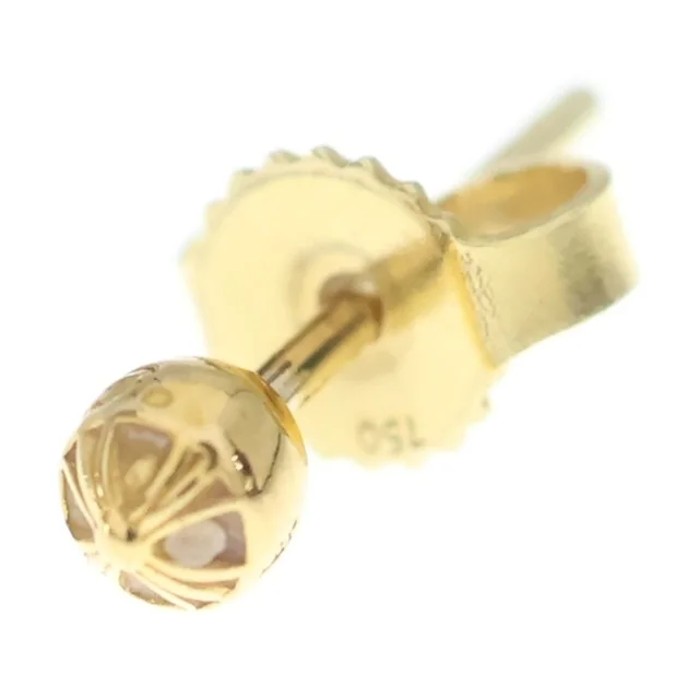 Chrome Hearts 22 Stud Ball Mini Cross Earrings Gold in Gold from The Reluxe, photo 1 of 1