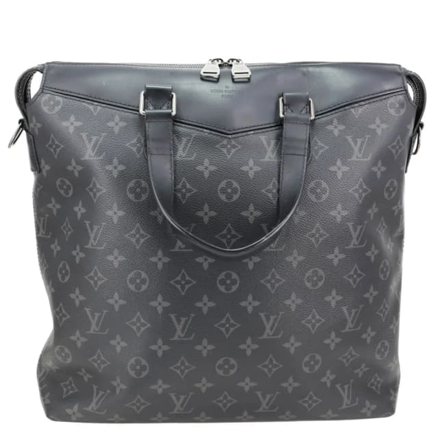 Louis Vuitton Explorer Monogram Eclipse Canvas Briefcase Black in Black Canvas from Dallas Designer Handbags, photo 1 of 1