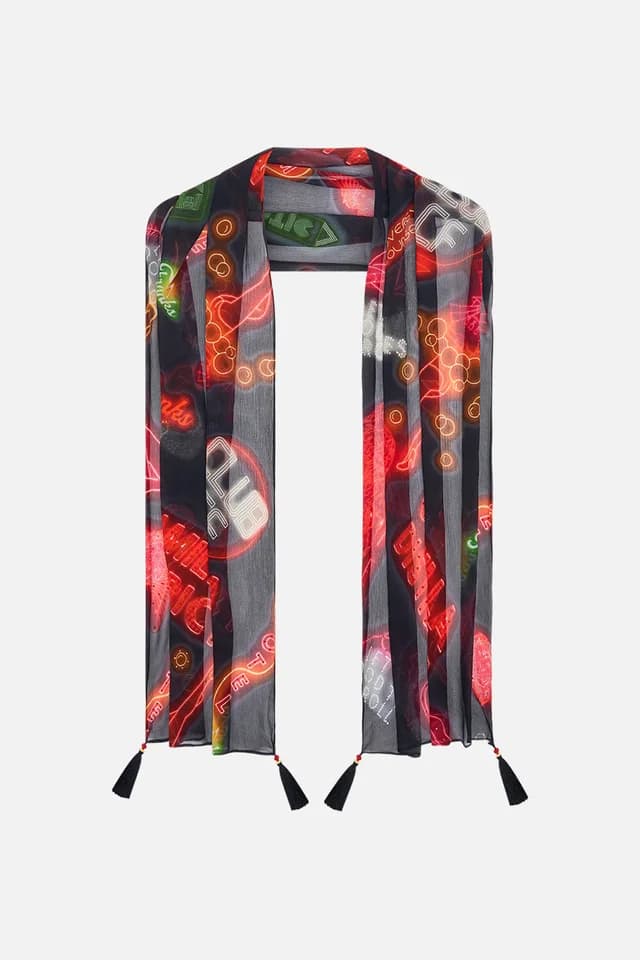 Camilla eBoutique LONG SCARF ELECTRIC LOVELAND, image 1 of 1 from CAMILLA