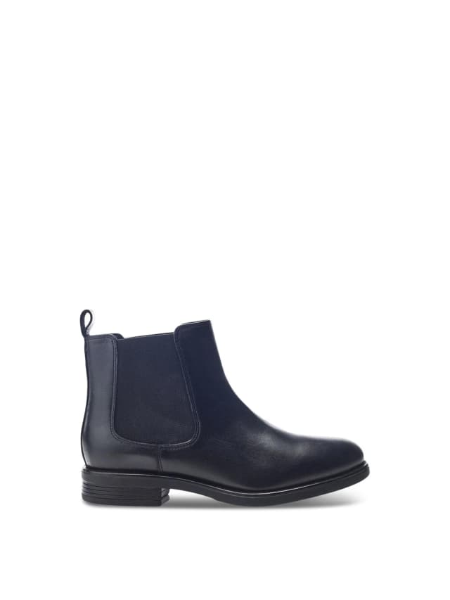 BSoleful B.Dobby Leather Boots in BLACK, image 1 of 1 from Fenwick