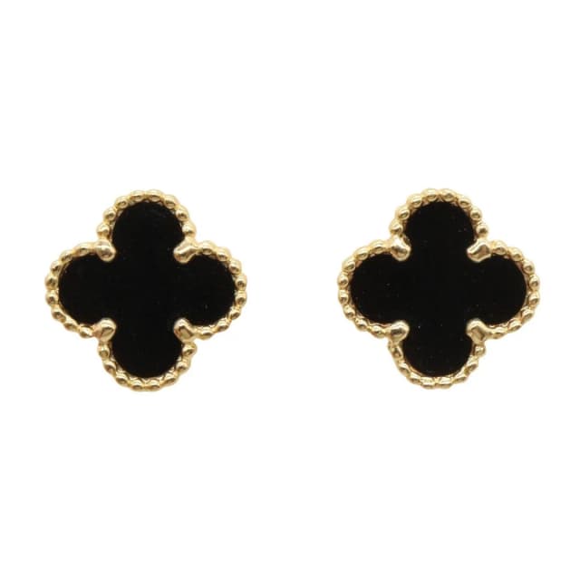 Van Cleef & Arpels Earrings Sweet Alhambra Onyx 18k from The Reluxe, photo 1 of 1