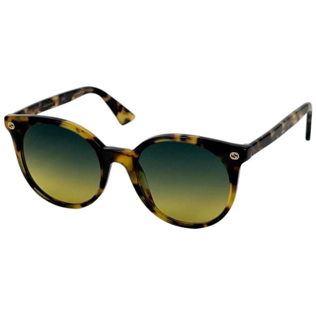 Gucci Sunglasses Interlocking G Gradient Demi Pattern Acetate Brown Eyewear in Brown from The Reluxe, photo 1 of 1