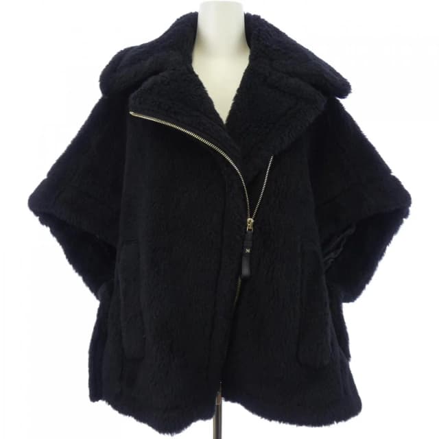 Max Mara Teddy Bear Cape in Silk from The Reluxe, photo 1 of 1