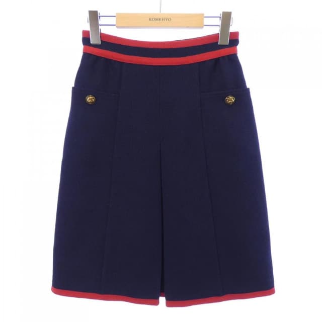 Gucci Skirt Navy in Navy from The Reluxe, photo 1 of 1