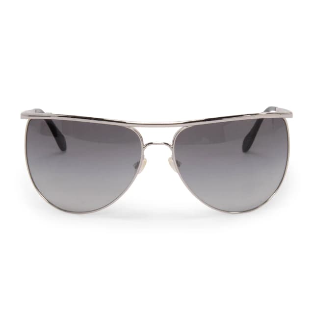 Balmain x Oliver Peoples Black Aviator Sunglasses in Black from Blue Spinach, photo 1 of 1