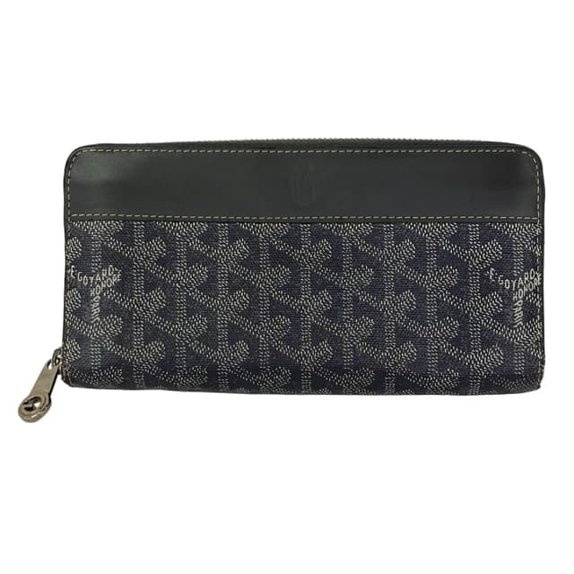 Goyard Wallet Matignon Gray Ivory Leather in White Leather from The Reluxe, photo 1 of 1