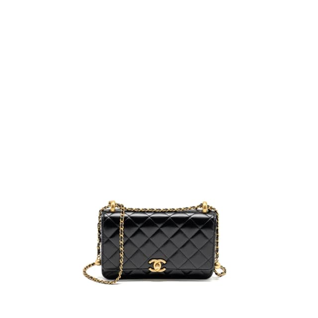Chanel 24c Gold Crush Wallet On Chain Calfskin Black GHW(microchip) in Black Calfskin from EMIER, photo 1 of 1