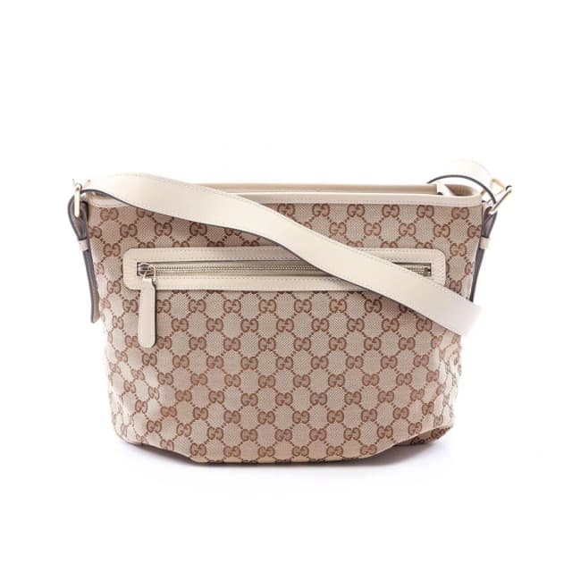 Gucci Shoulder Bag GG Canvas Beige Ivory in White Canvas from The Reluxe, photo 1 of 1