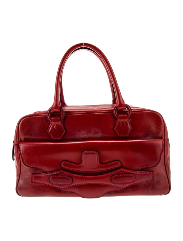 Valentino Garavani Top Handle Other bag in Red Suede from The RealReal, photo 1 of 1
