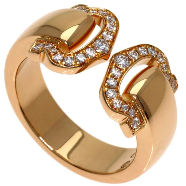 Cartier 2C Diamond 48 Ring 18K Pink Gold in Pink from The Reluxe, photo 1 of 1
