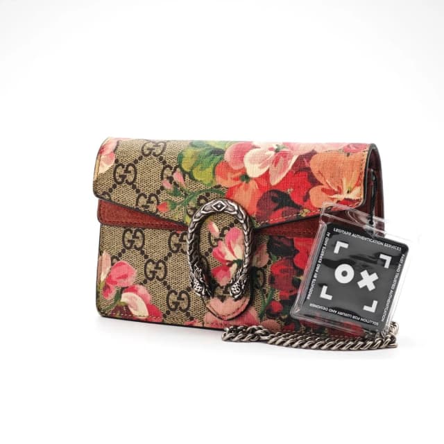 Gucci Dionysus GG Blooms Super Mini Bag 2-Way Clutch Flower Beige in Beige Canvas from The Reluxe, photo 1 of 1