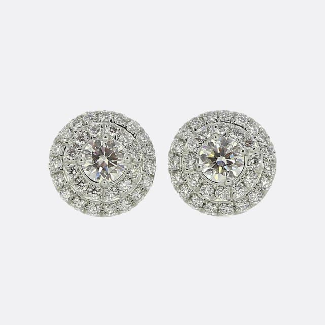 Tiffany & Co. Soleste Diamond Stud Earrings from The Vintage Jeweller, photo 1 of 1