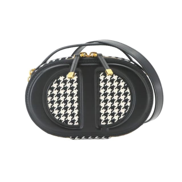 Dior CD Signature Oval Camera Bag Shoulder Canvas Leather in Canvas from The Reluxe, photo 1 of 1