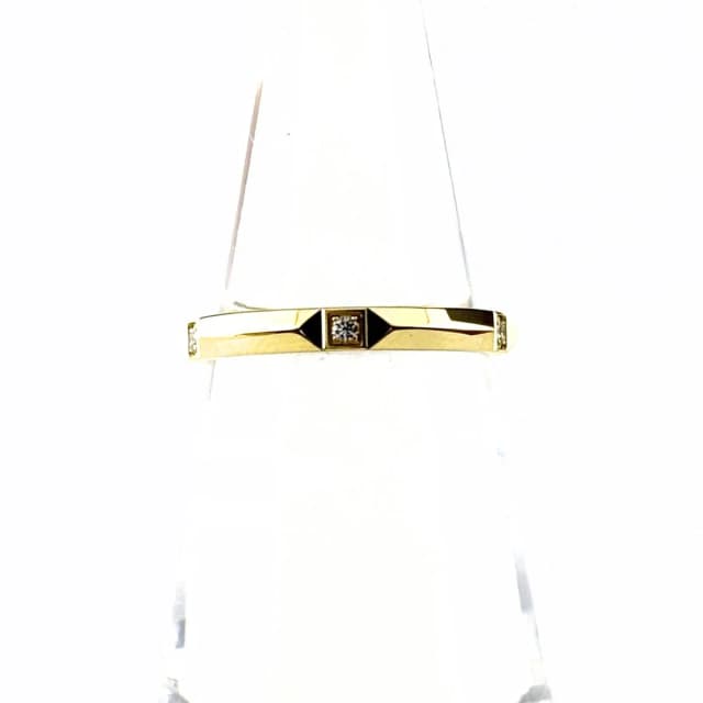 Tiffany & Co. True Band Yellow Gold Ring Pave Diamond in Yellow from The Reluxe, photo 1 of 1