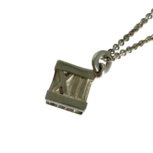 Tiffany & Co. Atlas Cube Chain Pendant Silver in Silver from The Reluxe, photo 1 of 1