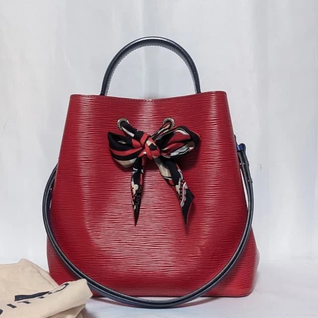 Louis Vuitton Epi Neo Noe Red 2-Way Shoulder Bag in Red from The Reluxe, photo 1 of 1