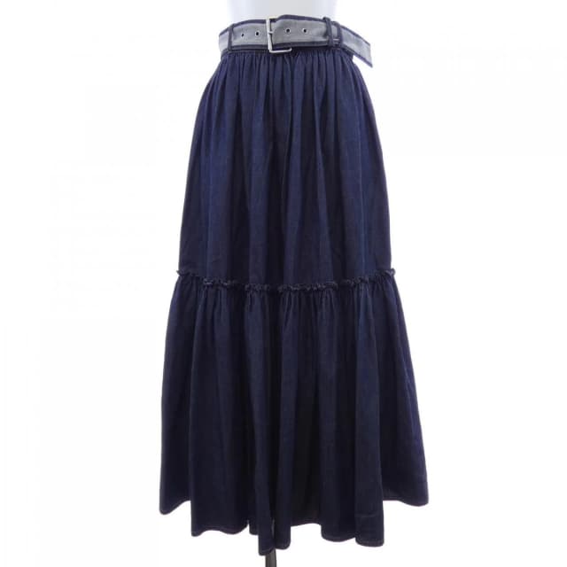 Dior Skirt Navy in Navy from The Reluxe, photo 1 of 1