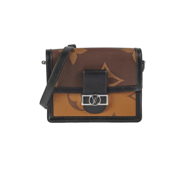 Louis Vuitton Dauphine MM Reverse Monogram Crossbody Bag in Canvas from The Purse Affair, photo 1 of 1