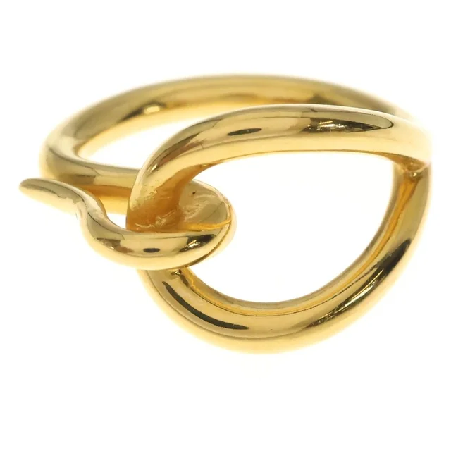 Hermès Jumbo Scarf Ring Plated Gold in Gold from The Reluxe, photo 1 of 1