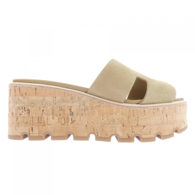 Hermès Eze H-cut Detail Sandals in Goatskin from The Reluxe, photo 1 of 1