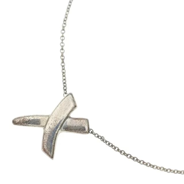 Tiffany & Co. Paloma Picasso Kiss Necklace Silver in Silver from The Reluxe, photo 1 of 1