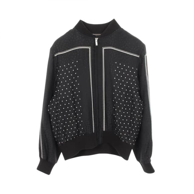 Saint Laurent Jacket Dot Silk Bomber in Silk from The Reluxe, photo 1 of 1