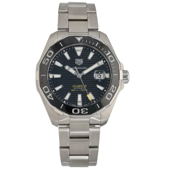 TAG Heuer Aquaracer WAY201A 43mm Stainless Steel Watch from H&T, photo 1 of 1