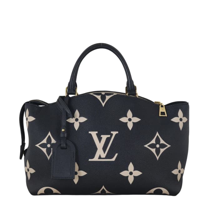 Louis Vuitton Petite Palais Monogram Empreinte Giant Bicolour in Leather from Luxe.It.Fwd, photo 1 of 1