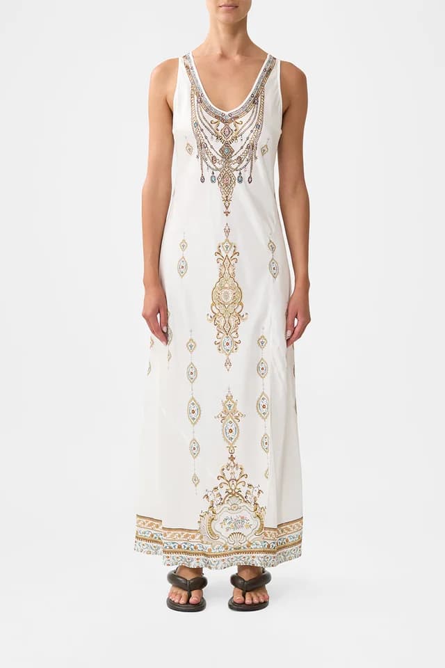 Camilla eBoutique BIAS CUT TANK DRESS OTTOMAN DYNASTY, image 1 of 1 from CAMILLA