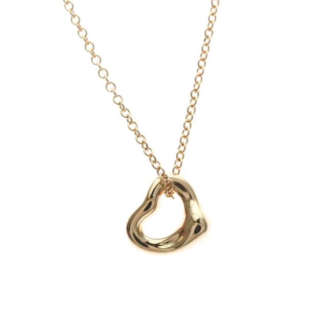 Tiffany & Co. Open Heart Necklace 18K Rose Gold Polished in Pink gold Pink gold (18K) from Elady, photo 1 of 1