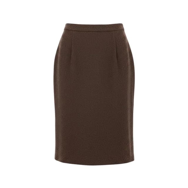 Chanel Pencil Skirt Brown in Brown Tweed from The Reluxe, photo 1 of 1