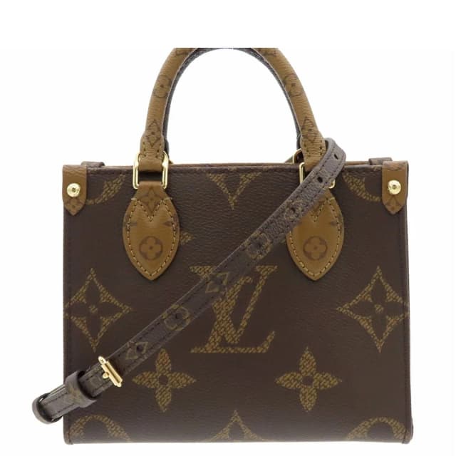 Louis Vuitton On The Go BB Monogram Reverse 2-Way Shoulder Bag in Coated canvas from The Reluxe, photo 1 of 1