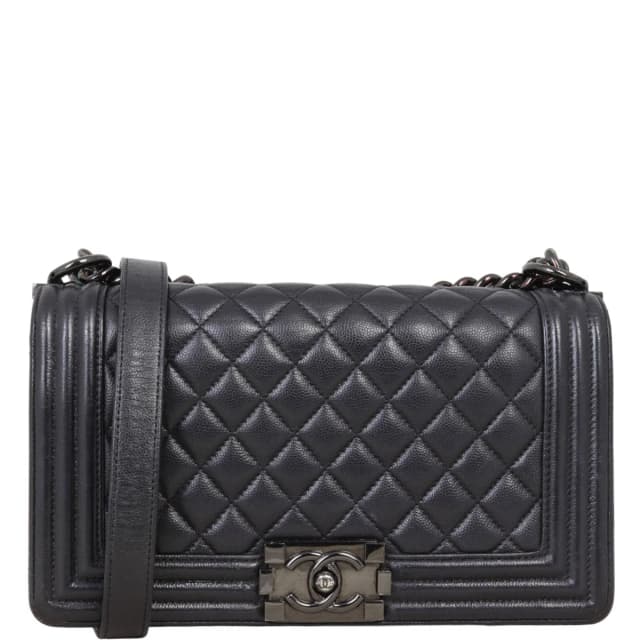 Chanel Boy Old Medium in Caviar leather from Luxe.It.Fwd, photo 1 of 1