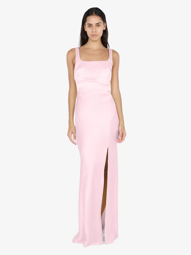 Bec&Bridge THE DREAMER SQUARE NECK DRESS - POWDER PINK, image 1 of 1 from BEC + BRIDGE