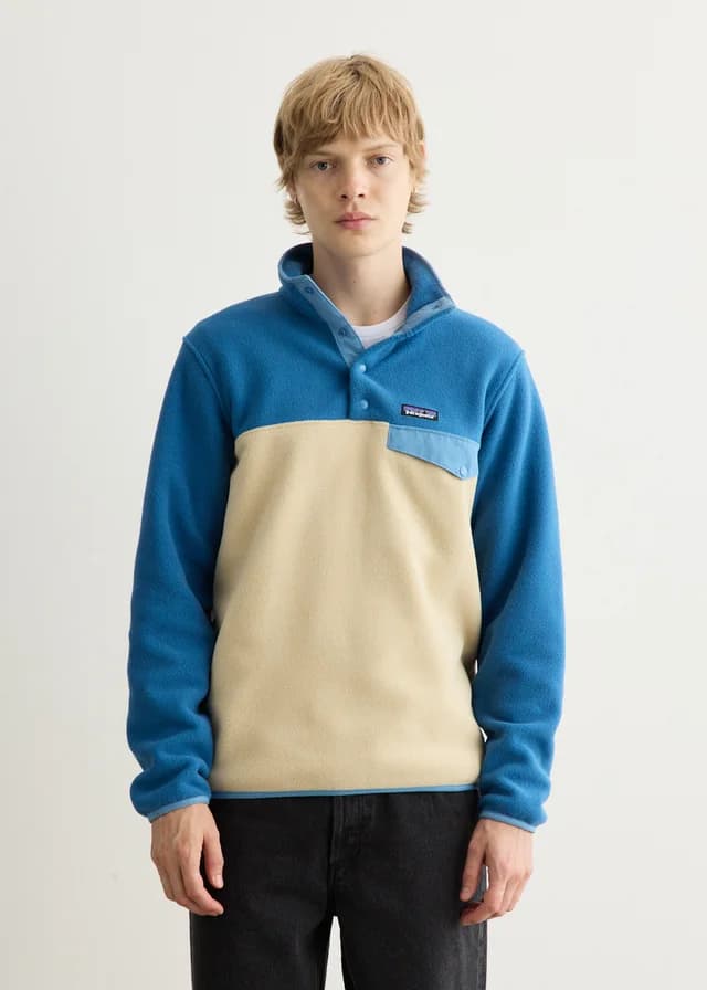 Patagonia Lightweight Synchilla Snap-T Fleece Pullover in Nautilus Tan, image 1 of 1 from Incu