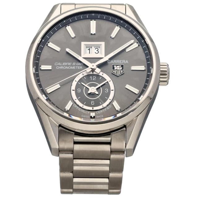 TAG Heuer Carrera WAR5012-2 41mm Stainless Steel Watch from H&T, photo 1 of 1