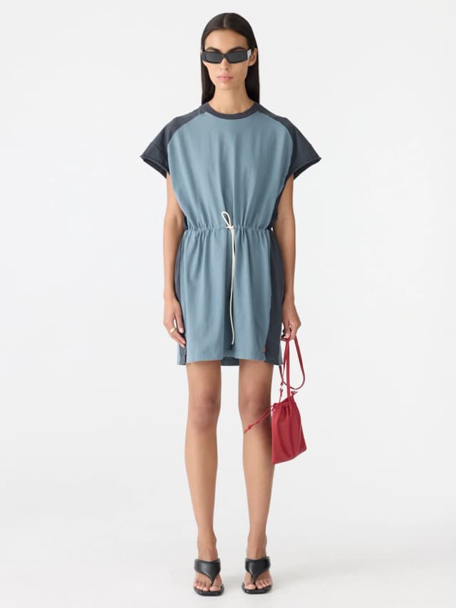 Bassike Elasticated Waist Tank Dress, image 1 of 1 from bassike