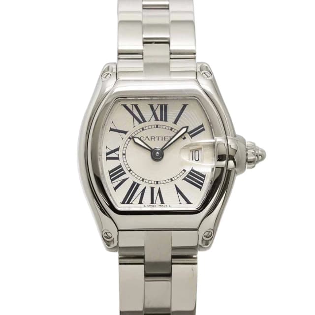 Cartier Roadster SM Watch Date Silver Quartz in Silver from The Reluxe, photo 1 of 1
