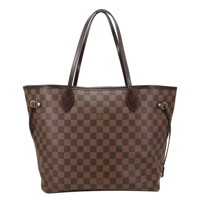 Louis Vuitton Neverfull MM Damier Ebene Tote Bag Brown in Brown Canvas from Dallas Designer Handbags, photo 1 of 1