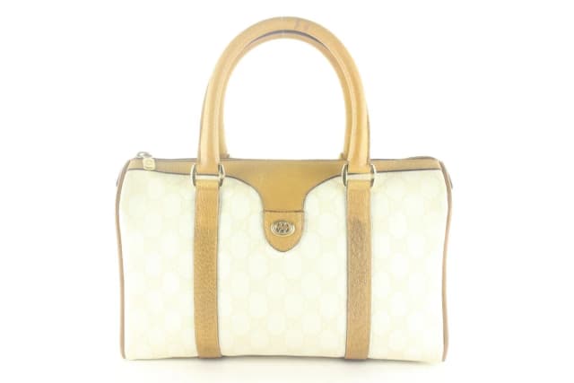 Gucci Accessory Collection Ivory Monogram Joy Boston Supreme in White Leather from Bagriculture, photo 1 of 1