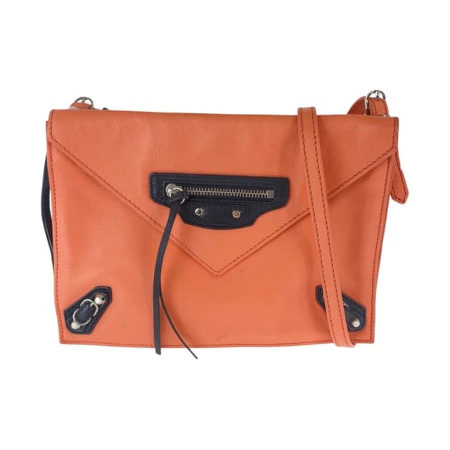 Balenciaga Papier Mini Triple Pink Silver Leather Shoulder Bag Pochette in Pink Leather from The Reluxe, photo 1 of 1