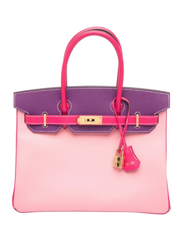 Hermès Epsom Special Order Birkin 30 in pink|purple Epsom leather from The RealReal, photo 1 of 1