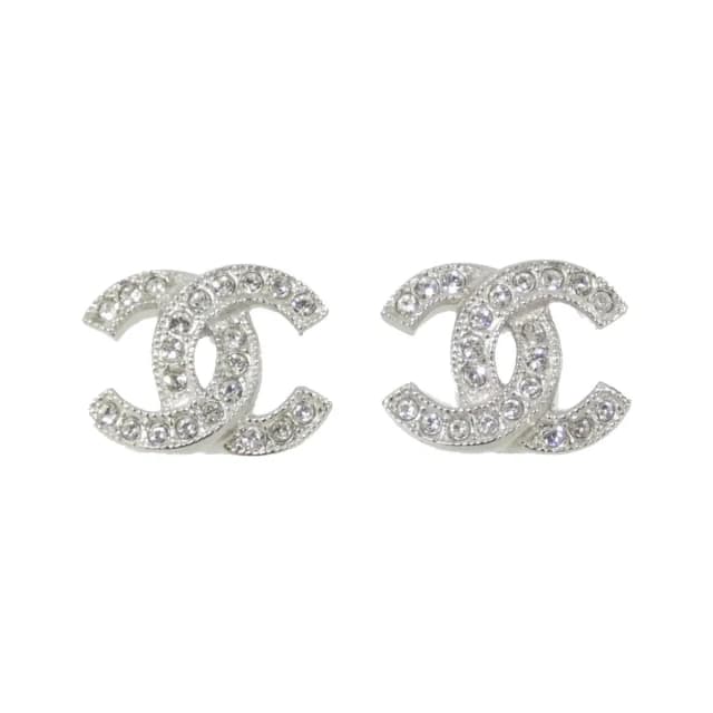 Chanel Earrings Silver in Silver from The Reluxe, photo 1 of 1