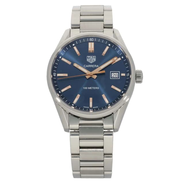 TAG Heuer Carrera WAR1112 39mm Stainless Steel Watch from H&T, photo 1 of 1