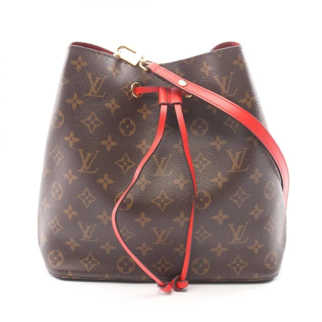 Louis Vuitton Shoulder Bag Neo Noe Monogram Coquelicot Coatingcanvas Leather in Leather from The Reluxe, photo 1 of 1