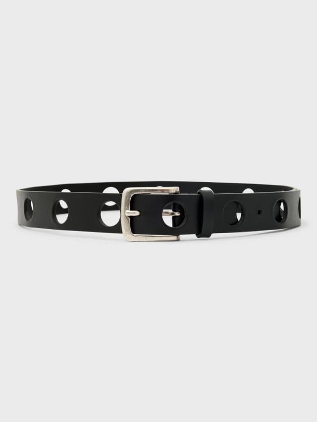 Bassike Cut Out Eyelet Belt, image 1 of 1 from bassike